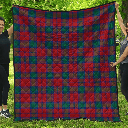 Lindsay Modern Tartan Plaid Quilt