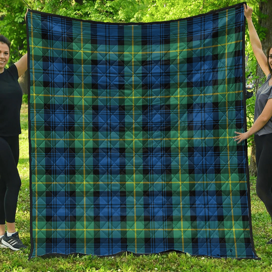 Gordon Ancient Tartan Plaid Quilt