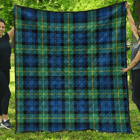 Gordon Ancient Tartan Plaid Quilt