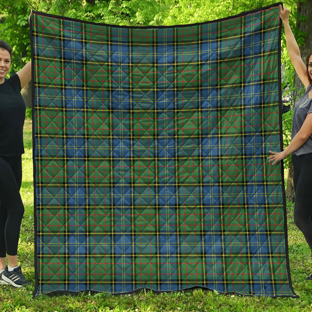 MacMillan Hunting Ancient Tartan Plaid Quilt