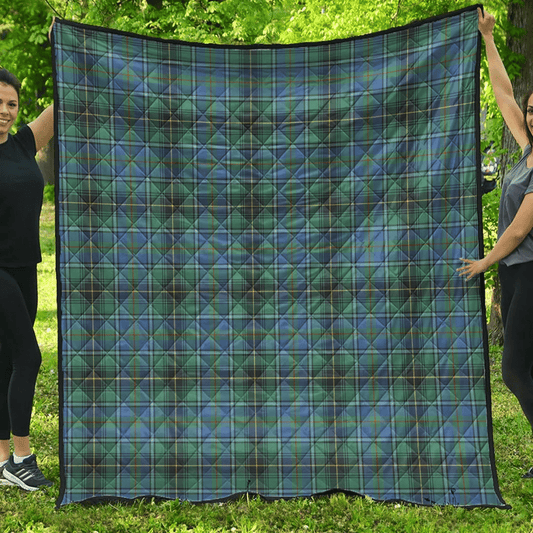 MacInnes Ancient Tartan Plaid Quilt