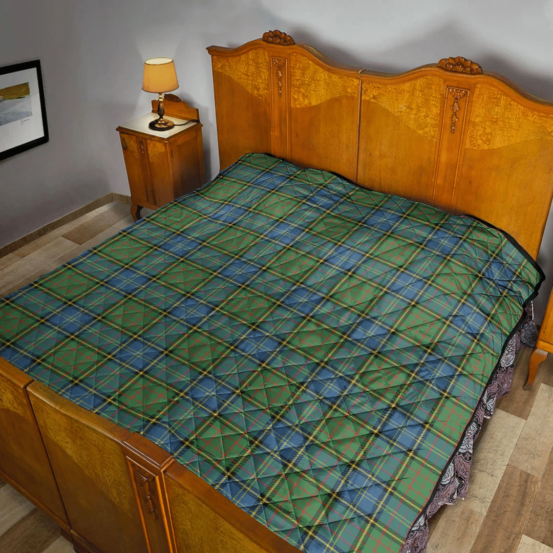 MacMillan Hunting Ancient Tartan Plaid Quilt