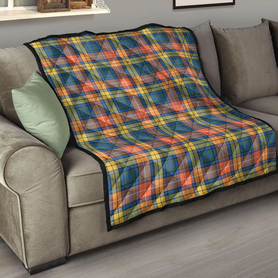 Buchanan Ancient Tartan Plaid Quilt