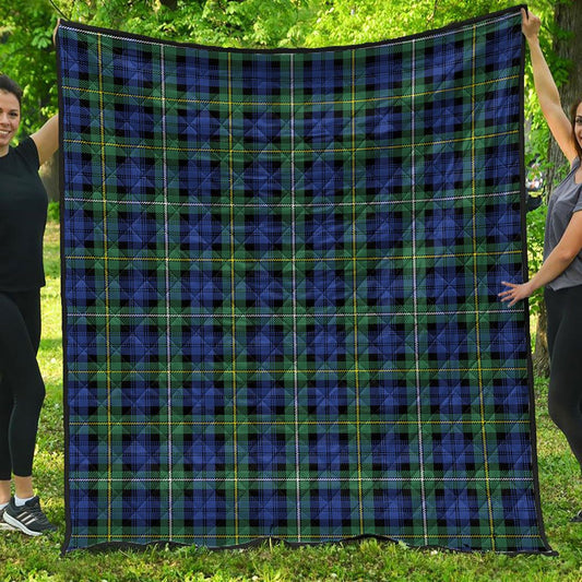 Campbell Argyll Ancient Tartan Plaid Quilt