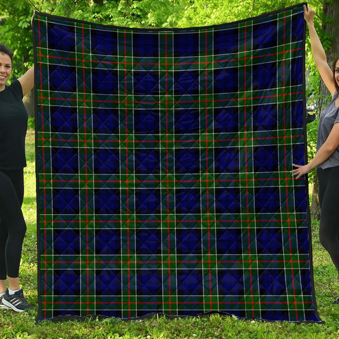 Colquhoun Modern Tartan Plaid Quilt