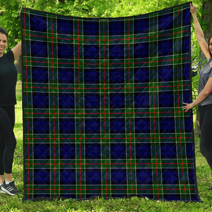 Colquhoun Modern Tartan Plaid Quilt