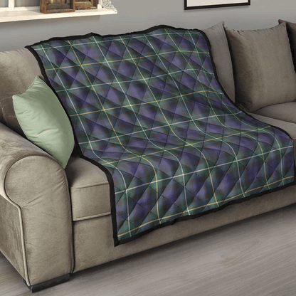 Campbell Argyll Modern Tartan Plaid Quilt