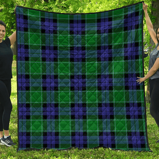 Graham of Menteith Modern Tartan Plaid Quilt