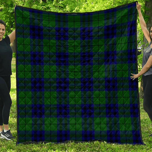 Keith Modern Tartan Plaid Quilt