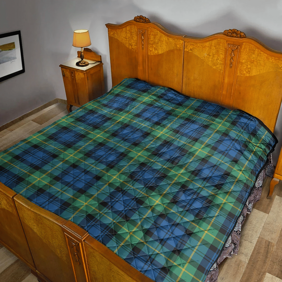 Gordon Ancient Tartan Plaid Quilt