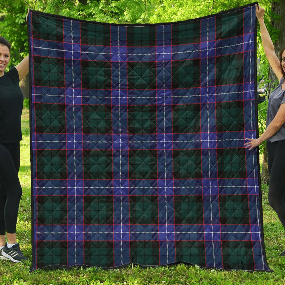 Hunter Modern Tartan Plaid Quilt