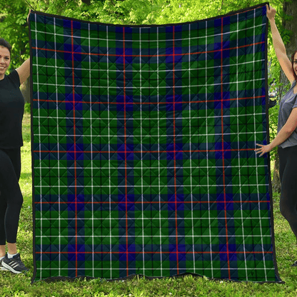 Duncan Modern Tartan Plaid Quilt