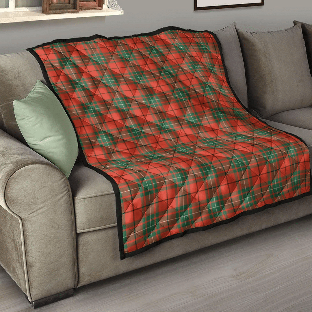 MacAulay Ancient Tartan Plaid Quilt