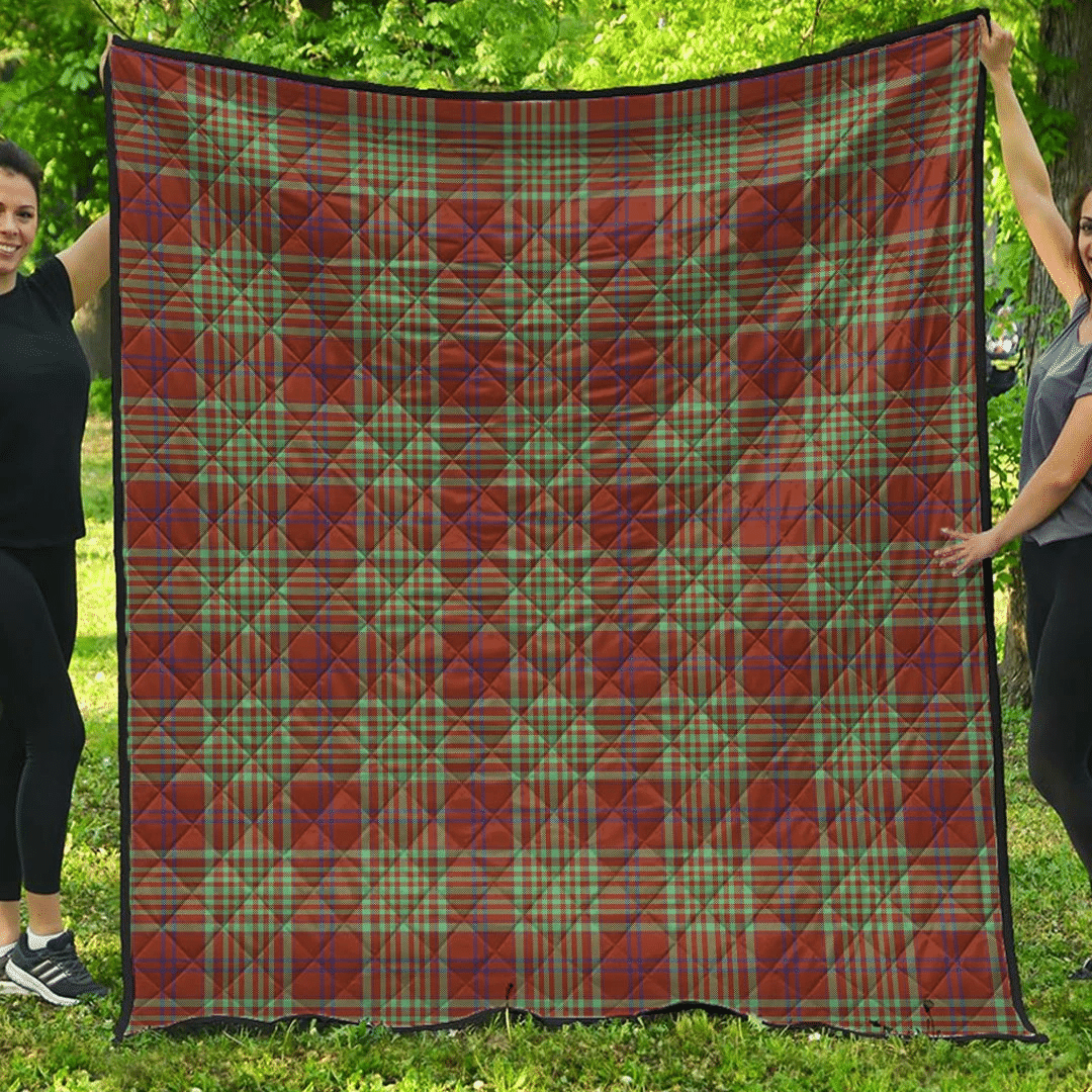 MacGillivray Hunting Ancient Tartan Plaid Quilt