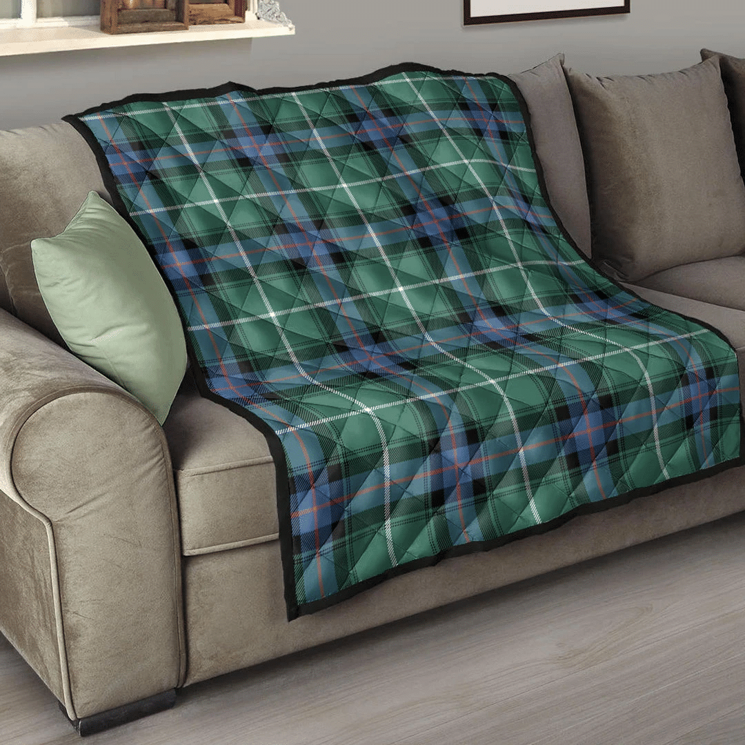 MacDonald of the Isles Hunting Ancient Tartan Plaid Quilt