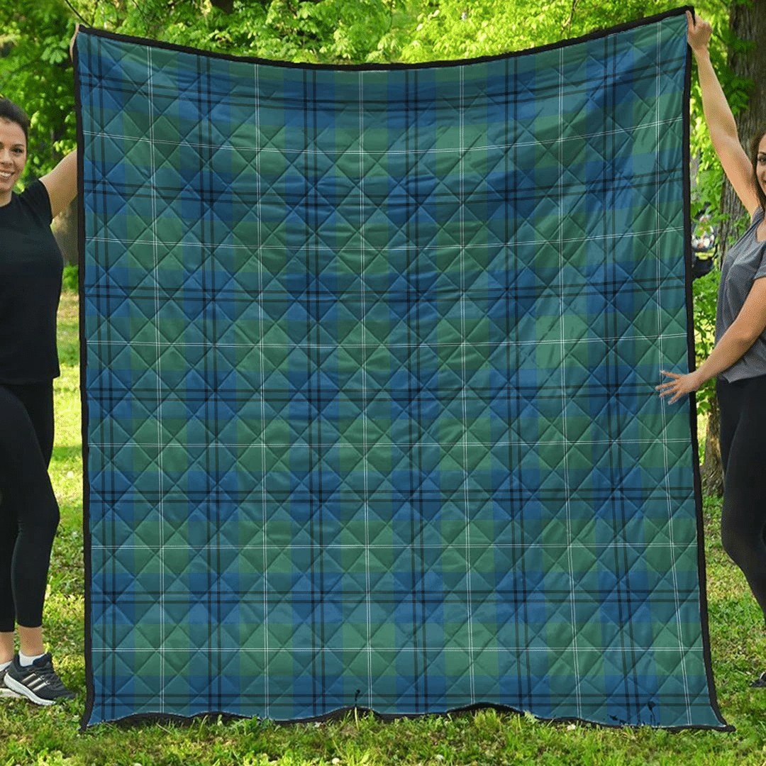 Oliphant Ancient Tartan Plaid Quilt