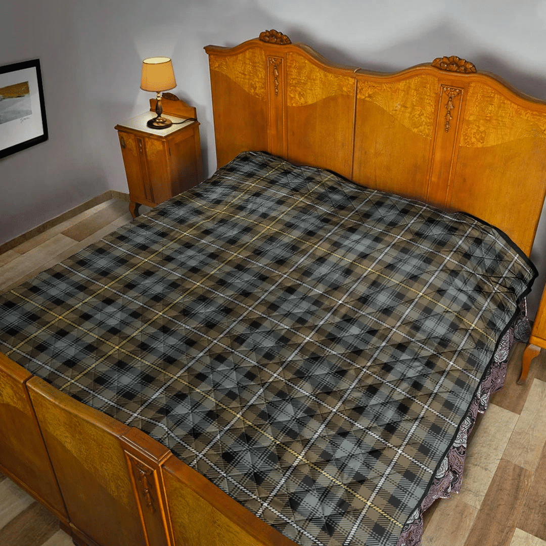 Campbell Argyll Weathered Tartan Plaid Quilt