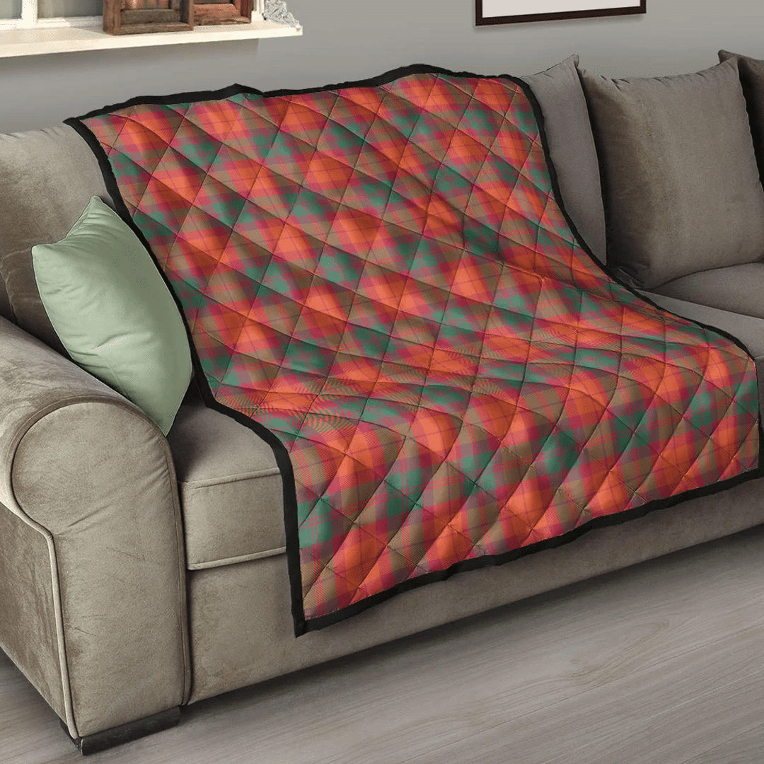 MacNab Ancient Tartan Plaid Quilt