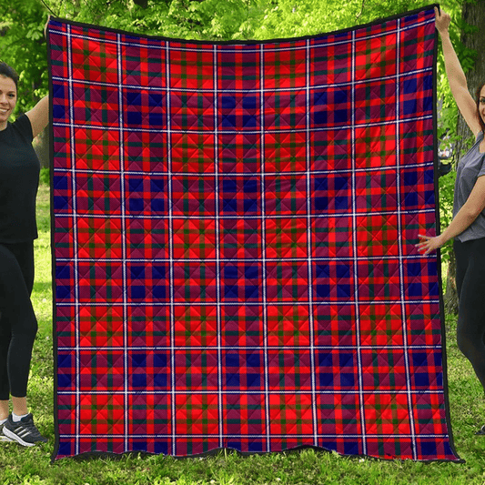 Cameron of Lochiel Modern Tartan Plaid Quilt