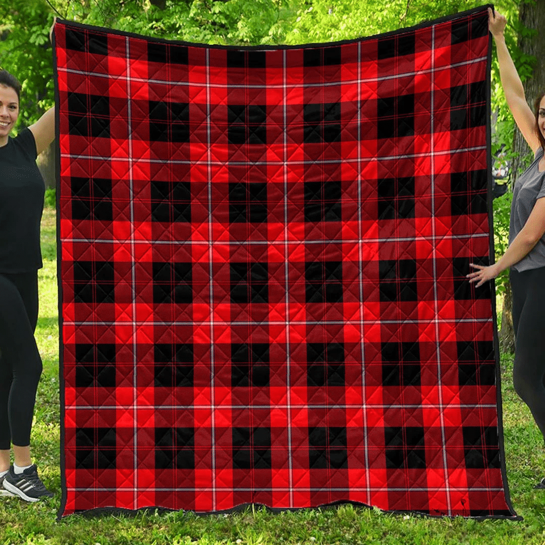 Cunningham Modern Tartan Plaid Quilt