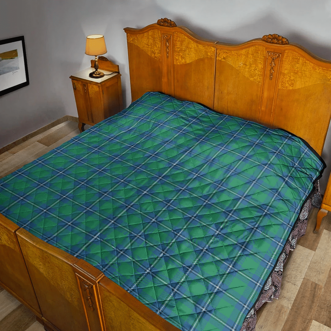 Irvine Ancient Tartan Plaid Quilt