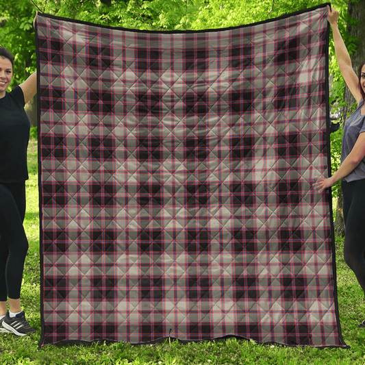 MacPherson Hunting Ancient Tartan Plaid Quilt