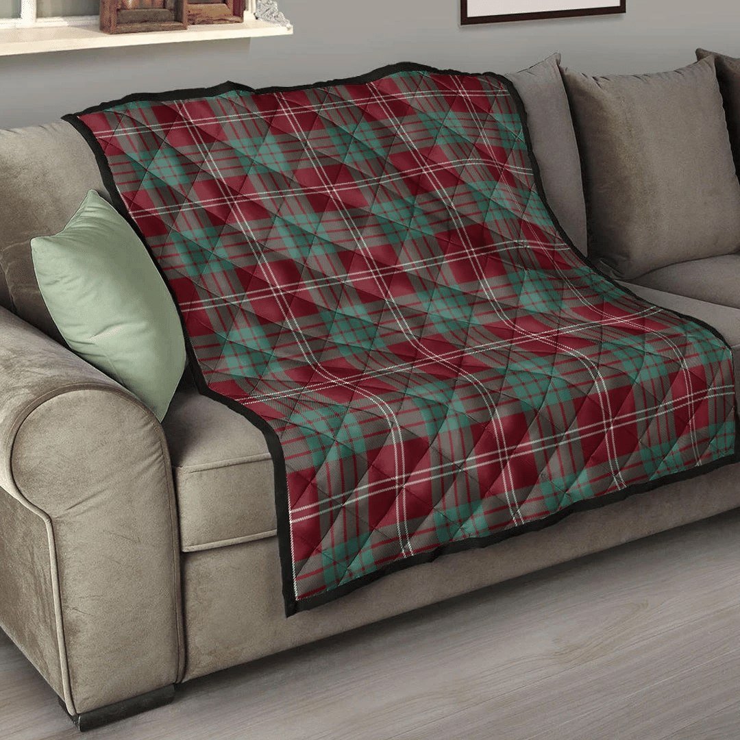 Crawford Modern Tartan Plaid Quilt