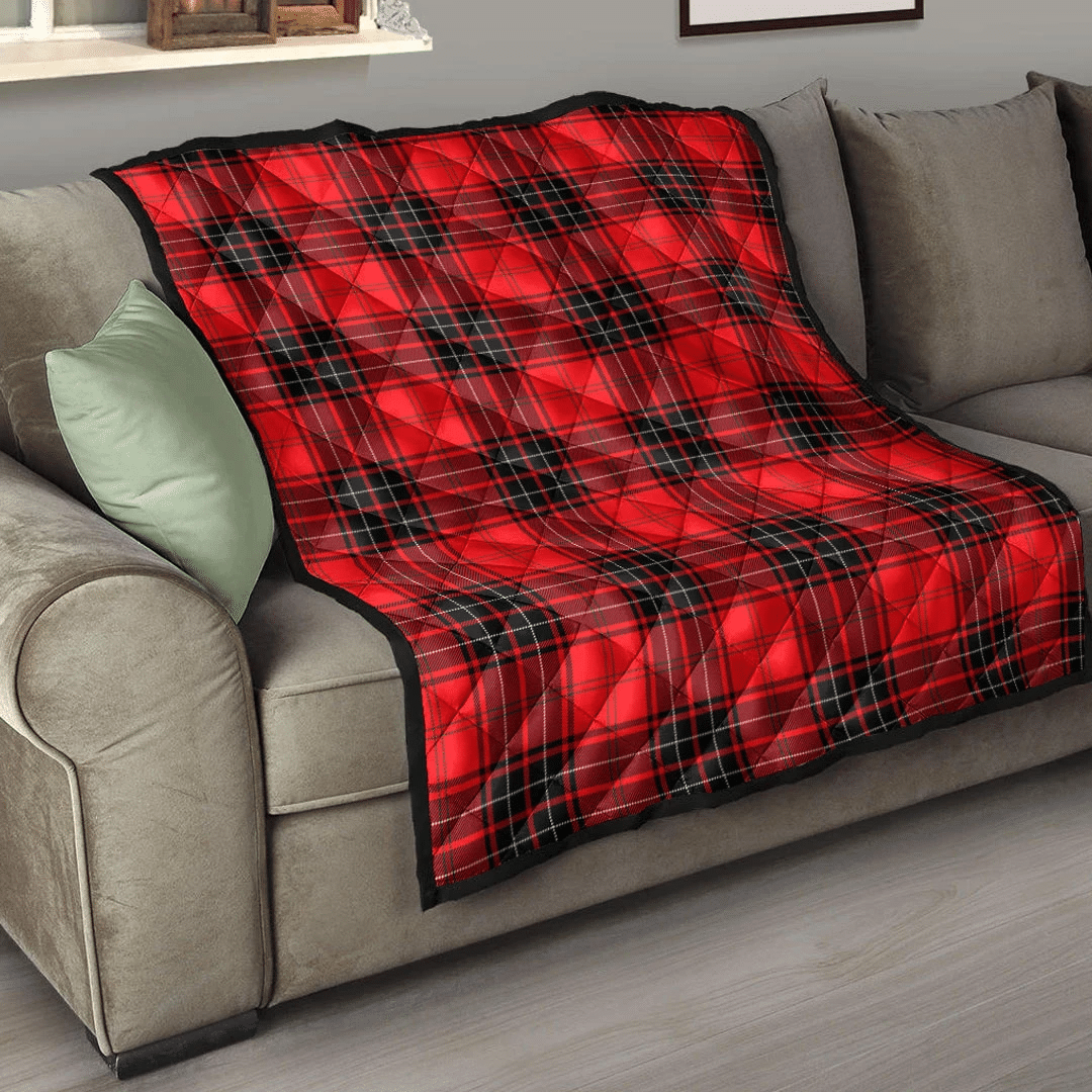 Wemyss Modern Tartan Plaid Quilt