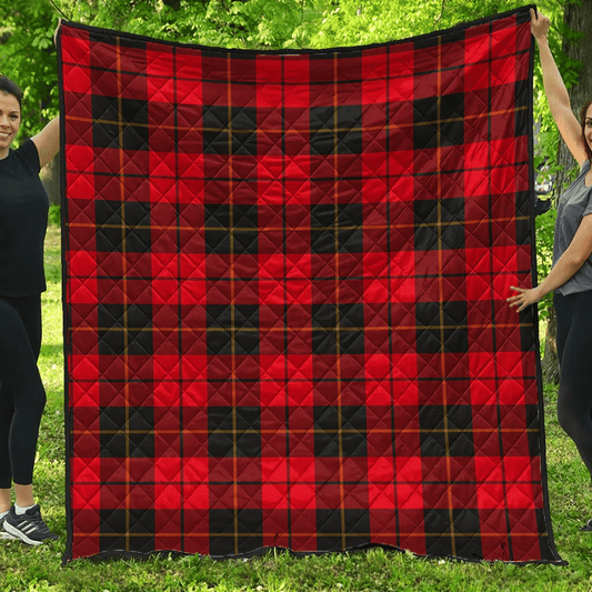 Wallace Weathered Tartan Plaid Quilt