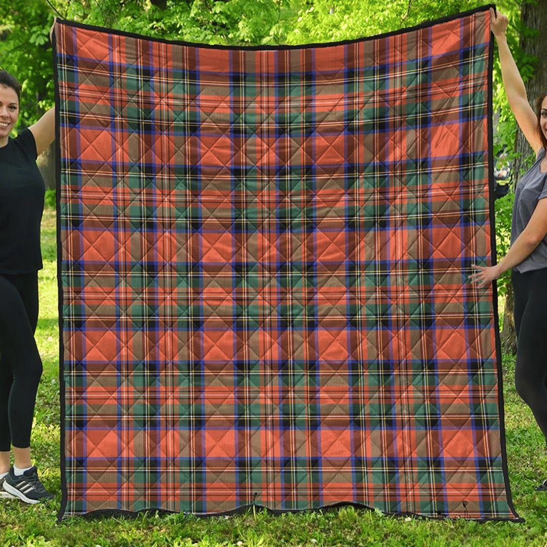 Stewart Royal Ancient Tartan Plaid Quilt