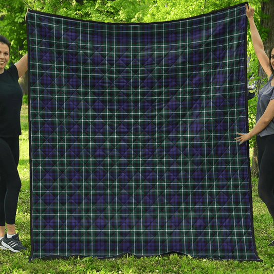 Graham of Montrose Modern Tartan Plaid Quilt