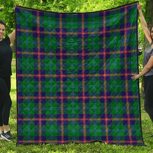 Young Modern Tartan Plaid Quilt