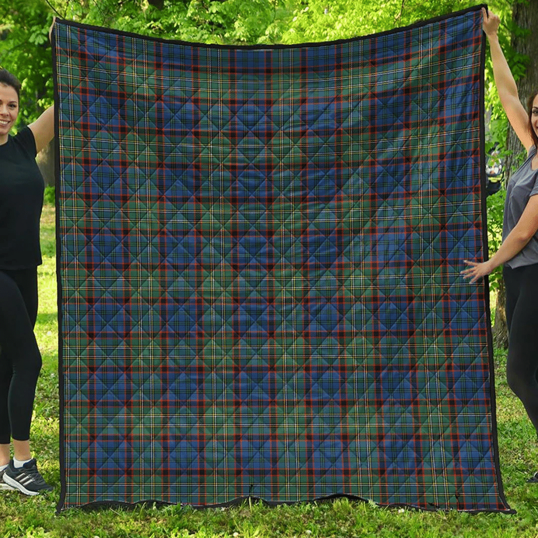 Nicolson Hunting Ancient Tartan Plaid Quilt