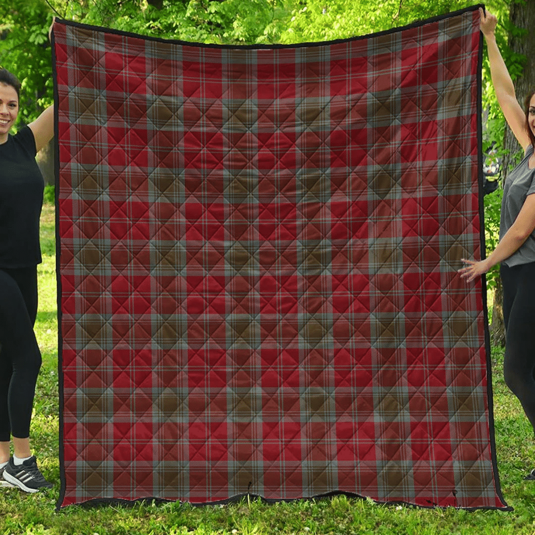 Lindsay Weathered Tartan Plaid Quilt