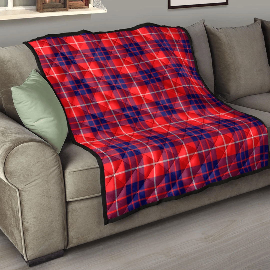 Hamilton Modern Tartan Plaid Quilt