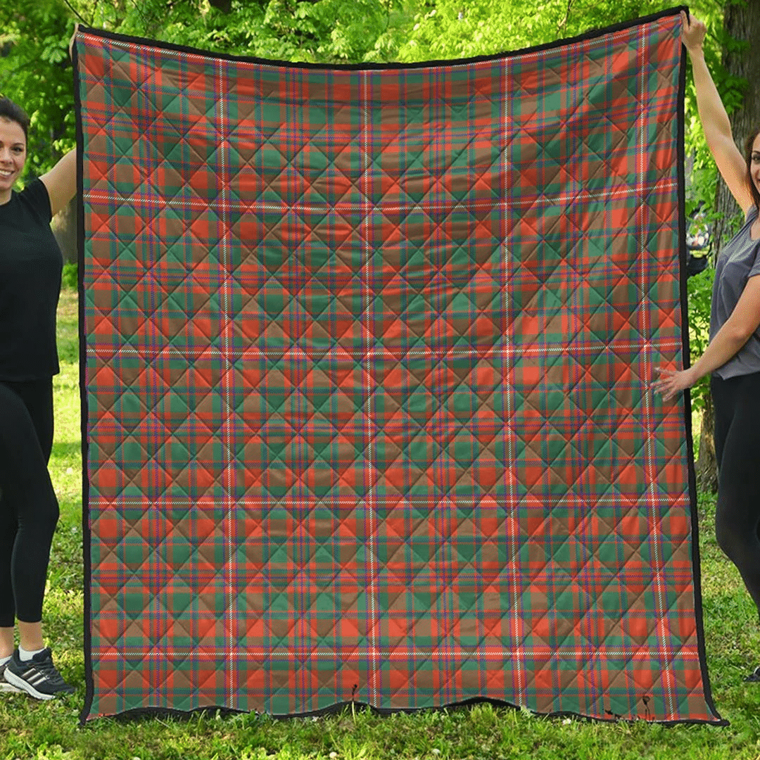 MacKinnon Ancient Tartan Plaid Quilt