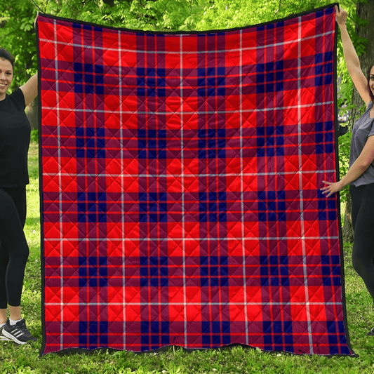 Hamilton Modern Tartan Plaid Quilt