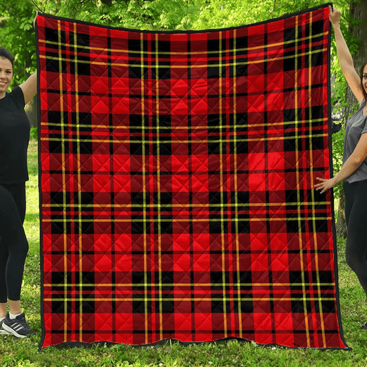 Brodie Modern Tartan Plaid Quilt