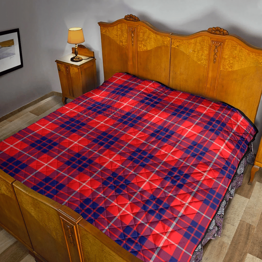 Hamilton Modern Tartan Plaid Quilt