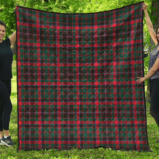 Cumming Hunting Modern Tartan Plaid Quilt