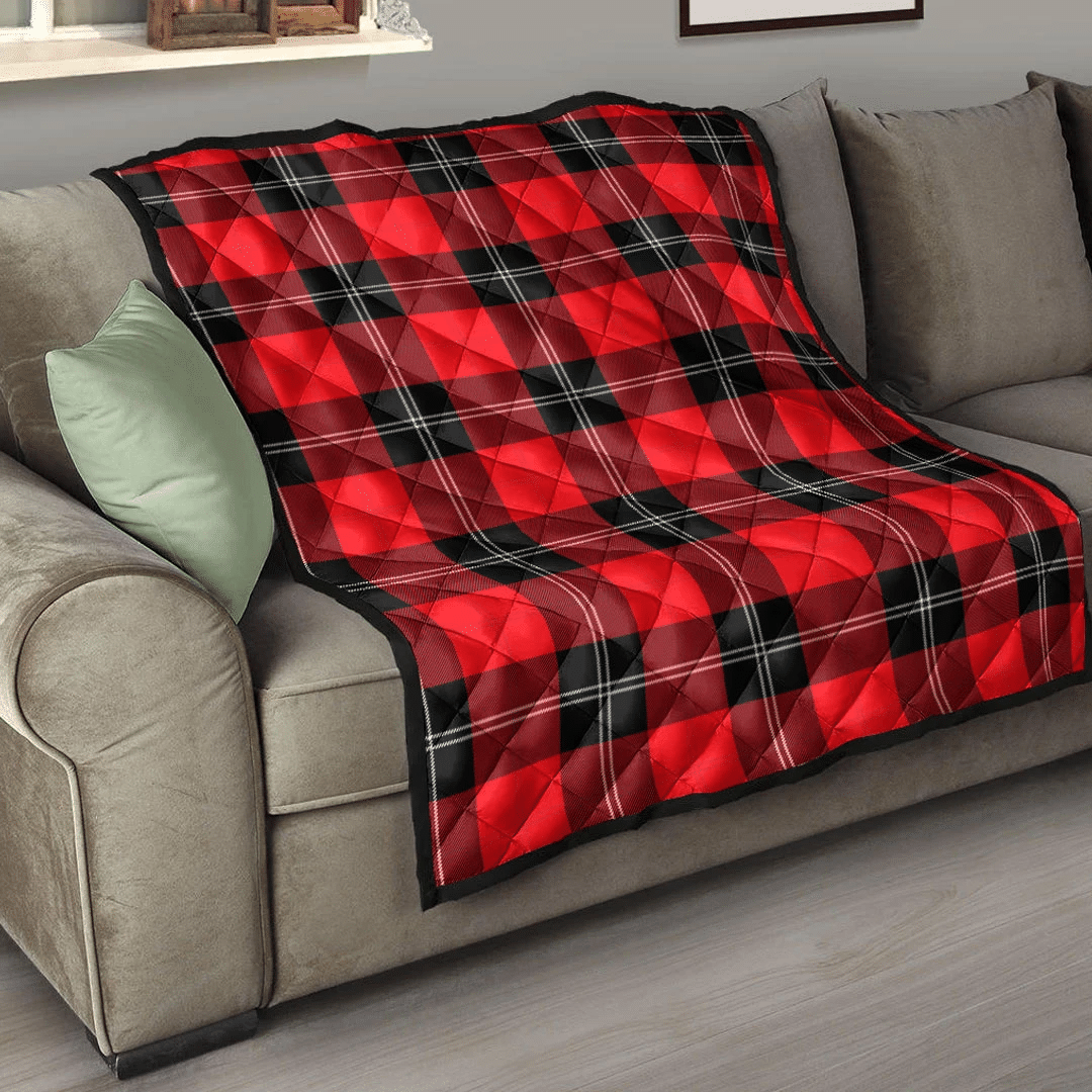 Ramsay Modern Tartan Plaid Quilt