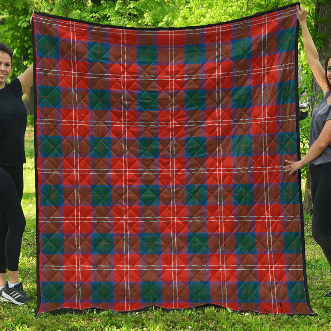 Chisholm Ancient Tartan Plaid Quilt