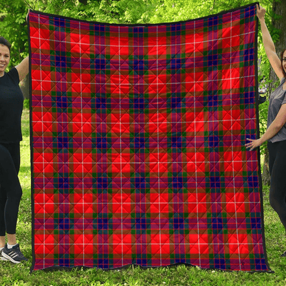 Fraser Modern Tartan Plaid Quilt