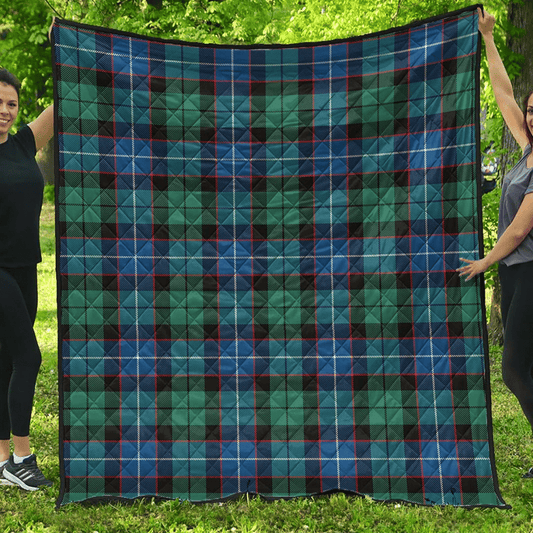 Hunter Ancient Tartan Plaid Quilt