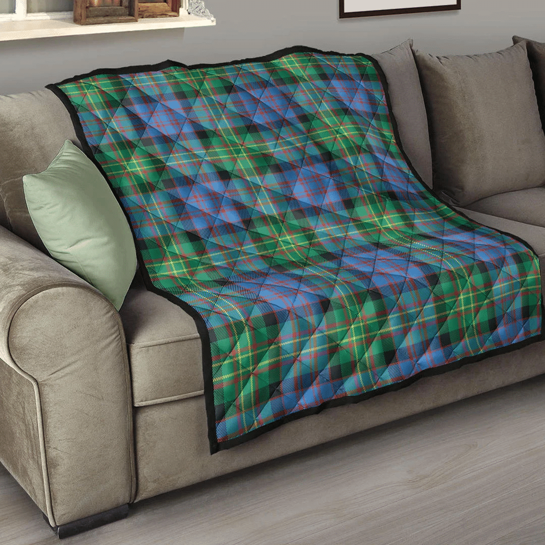 Bowie Ancient Tartan Plaid Quilt