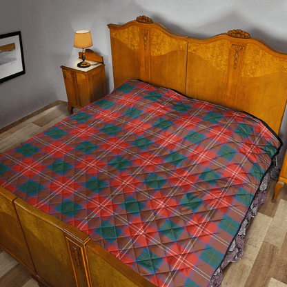 Chisholm Ancient Tartan Plaid Quilt