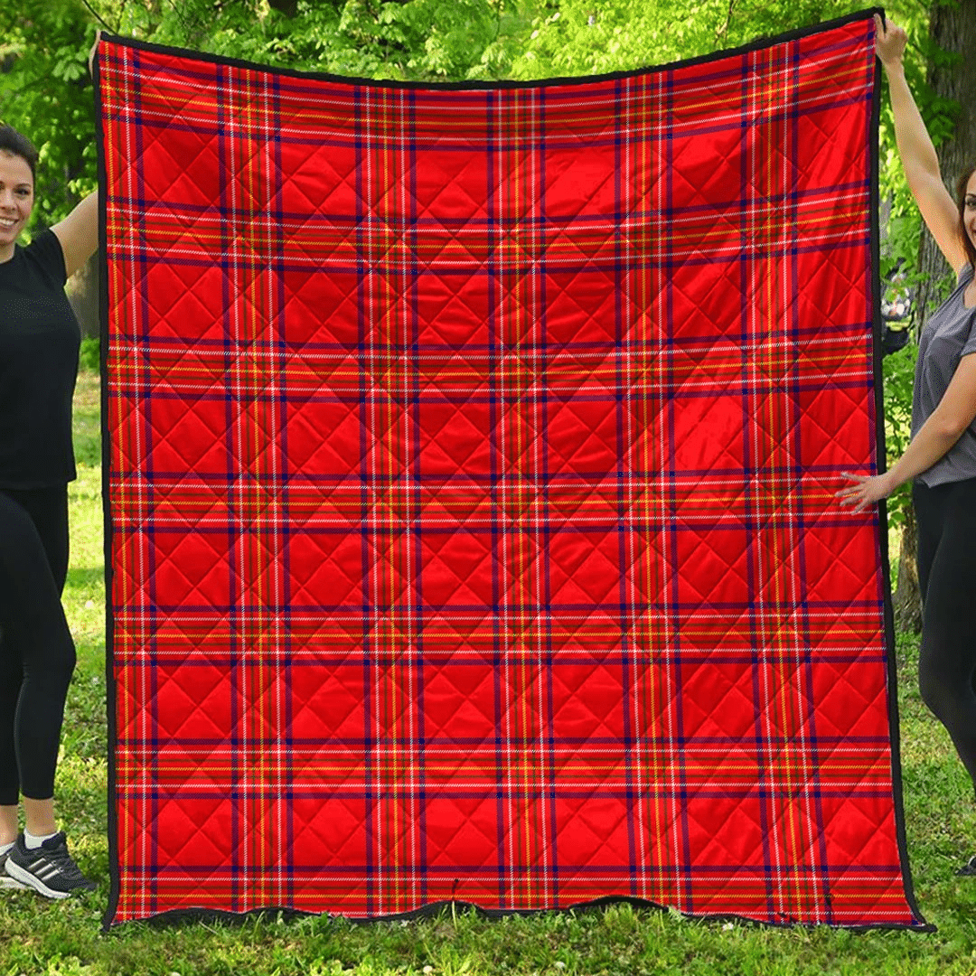 Burnett Modern Tartan Plaid Quilt