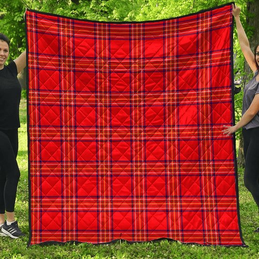 Burnett Modern Tartan Plaid Quilt