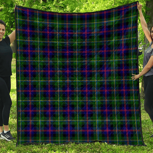 Malcolm Modern Tartan Plaid Quilt