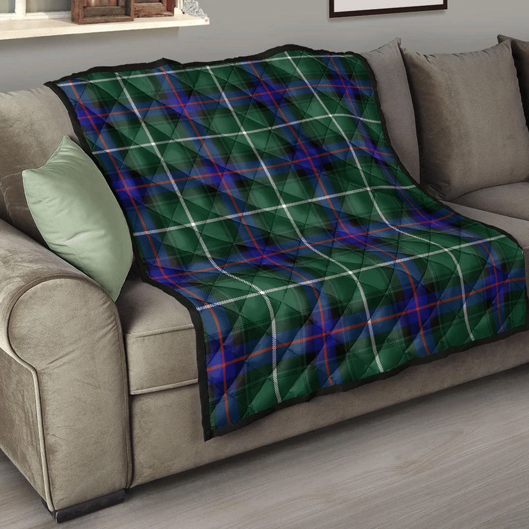 MacDonald of the Isles Hunting Modern Tartan Plaid Quilt